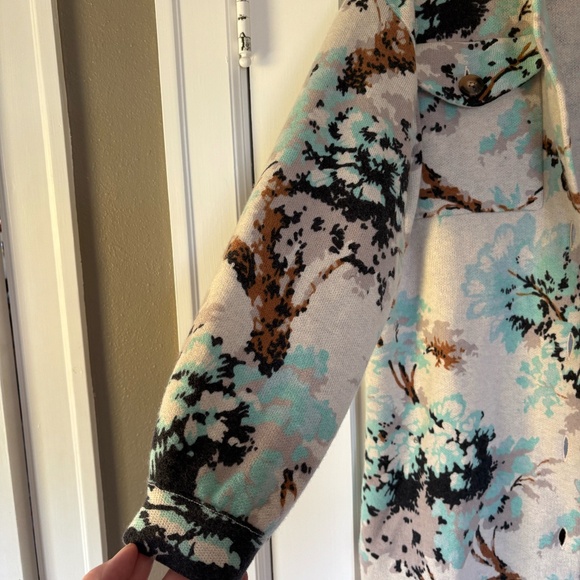 Anthropologie Field 100% Wool Sweater Shacket size Medium - Picture 5 of 8